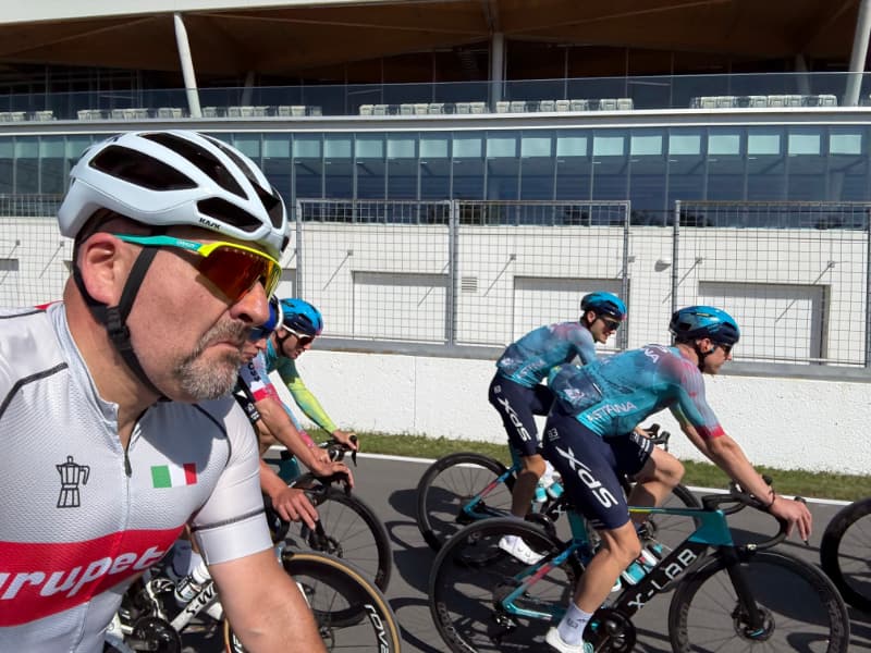 Riding with Astana